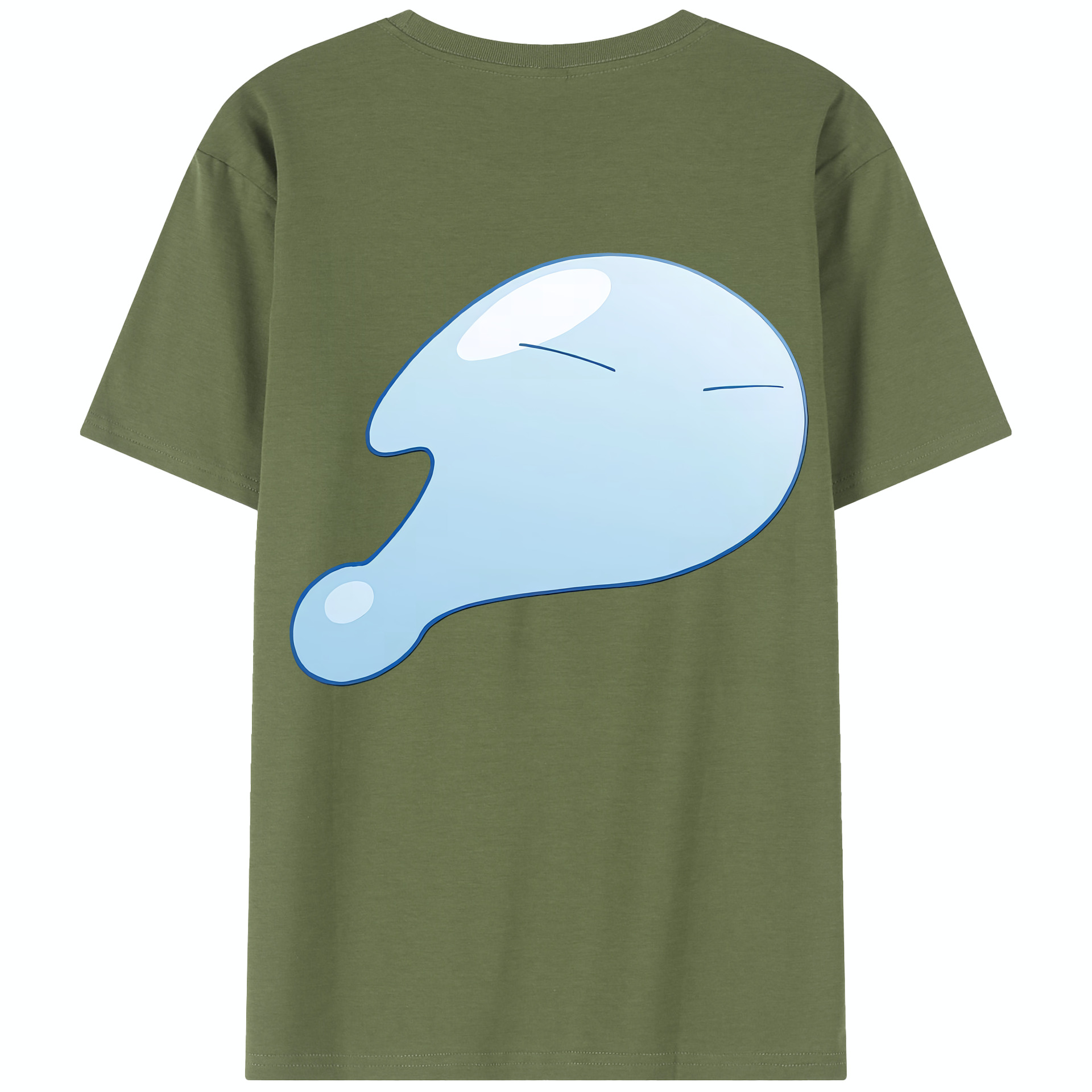 （画像用） 転スラ Regarding Reincarnated to Slime 綿100％半袖Tシャツ（背面プリント）